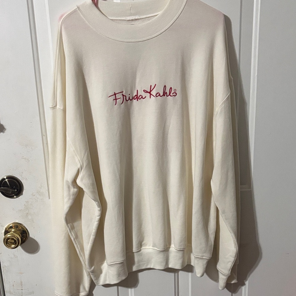 Cream Crew Neck Sweater
